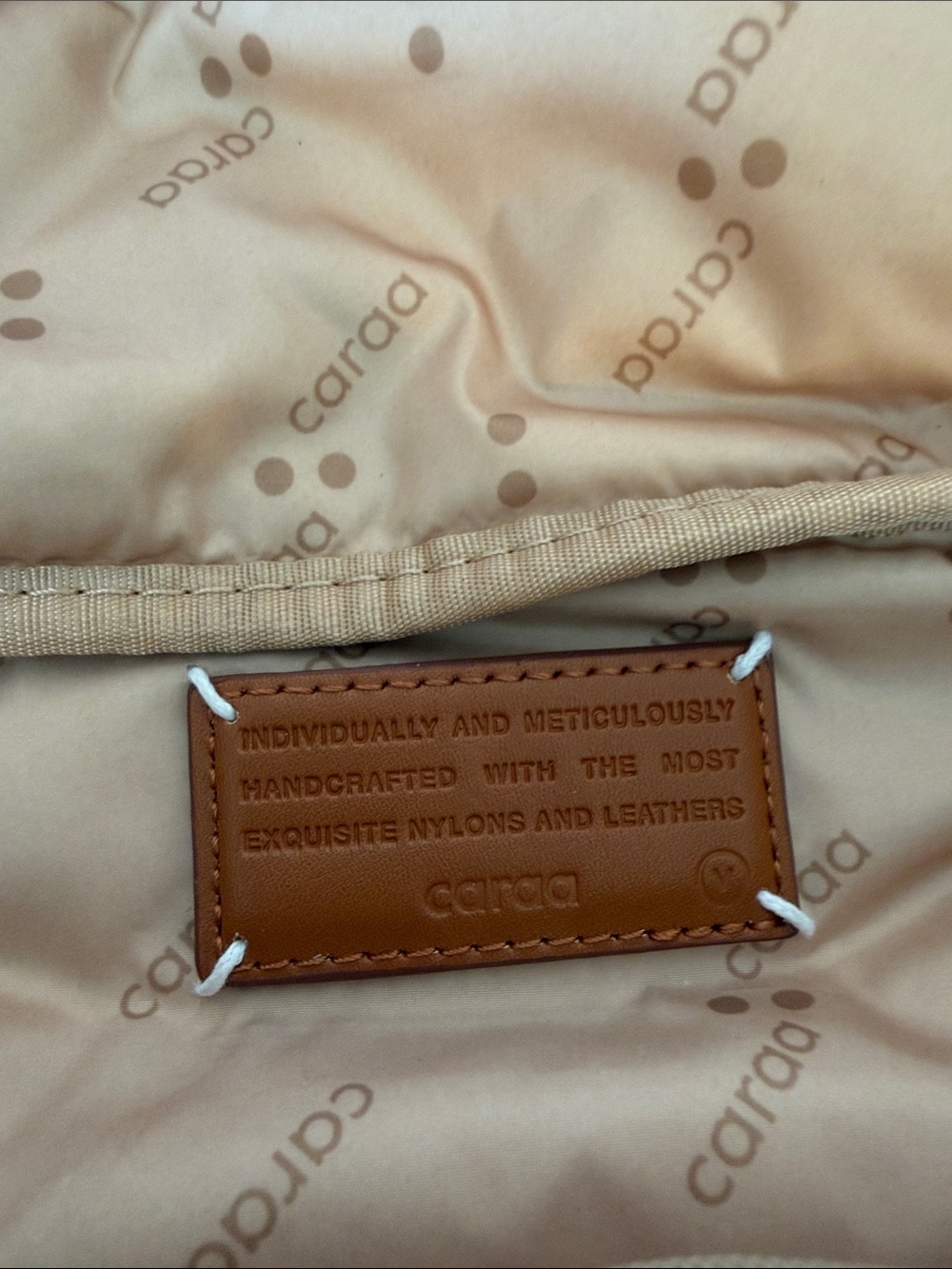 Caara Chestnut Belt Bag with Tan Strap - Picture 2 of 8